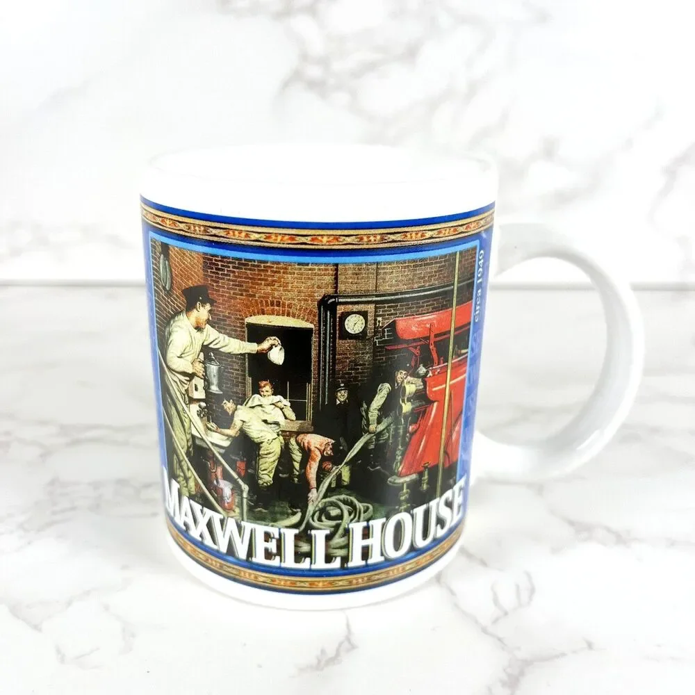 Maxwell House Coffee Collector's Mug The Snowy Morning Houston Harvest Item 31